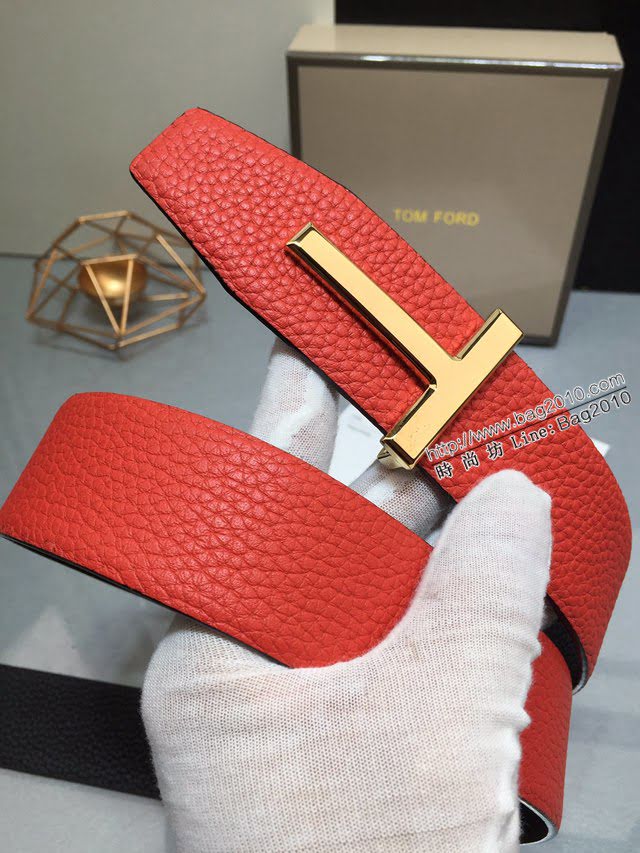 TOM FORD商務男士皮帶 湯姆福特雙面小牛皮腰帶  jjp1870